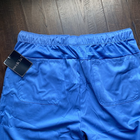 Blue Jogger Sweatpants with Elastic Waistband - Picture 15 of 15
